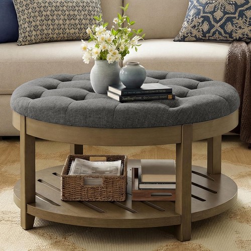 Storage ottoman solid wood - storage,